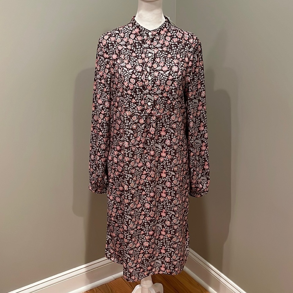 J. McLaughlin Tavia Folkloric Vine Dress Size Small